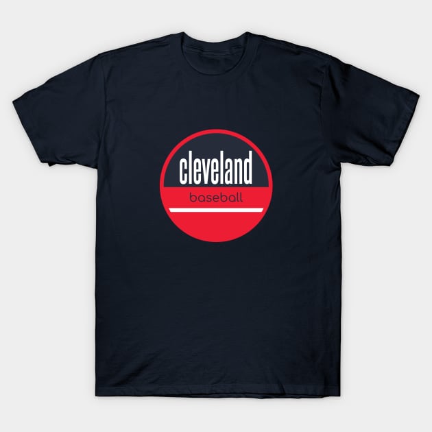 Cleveland baseball T-Shirt by BVHstudio